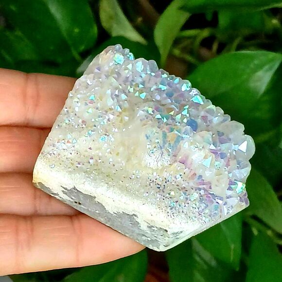 Aura Quartz Crystal Cluster - 2.5x2.5x1" - Home Decor Accent - Picture 1 of 2